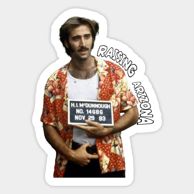 RAISING ARIZONA Sticker by Cult Classics